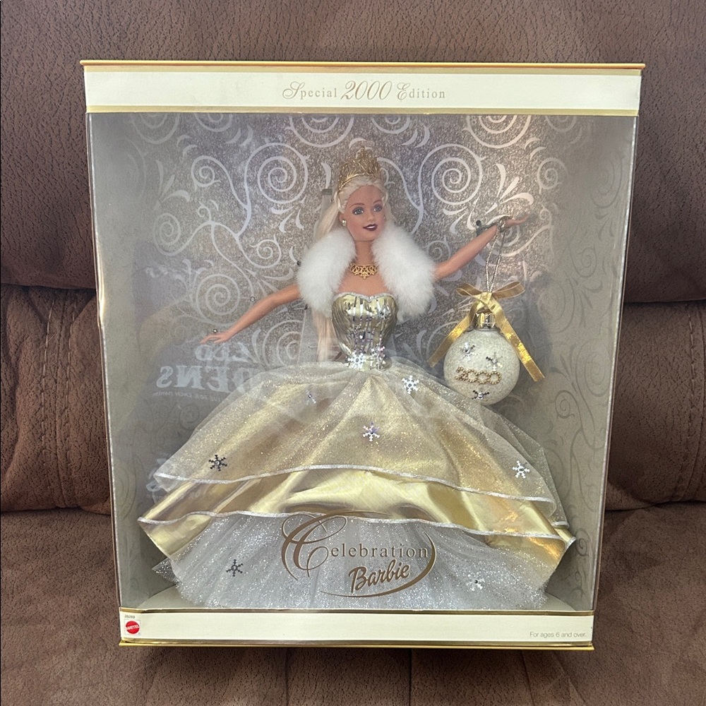 Barbie Celebration Doll in Gold and Silver Gown
